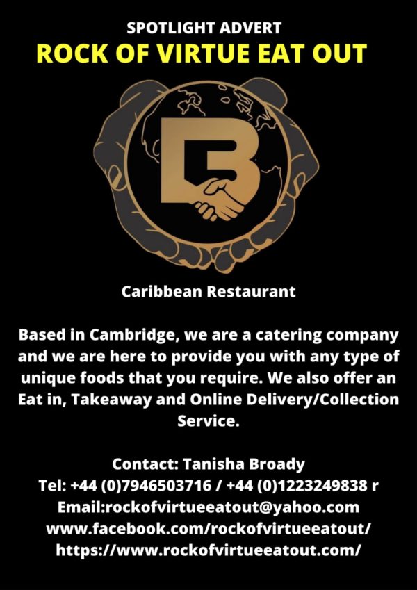 Rock of Virtue Eat Out Catering Company providing a wide range of food types specialising in Caribbean Cuisine and offer a Eat in, Take away or Online Delivery/Collection Service